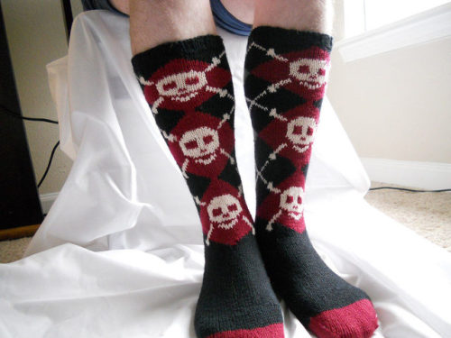 knithacker - Ahoy! These Arrrrrgyle Socks Are Made For Sea Legs!...