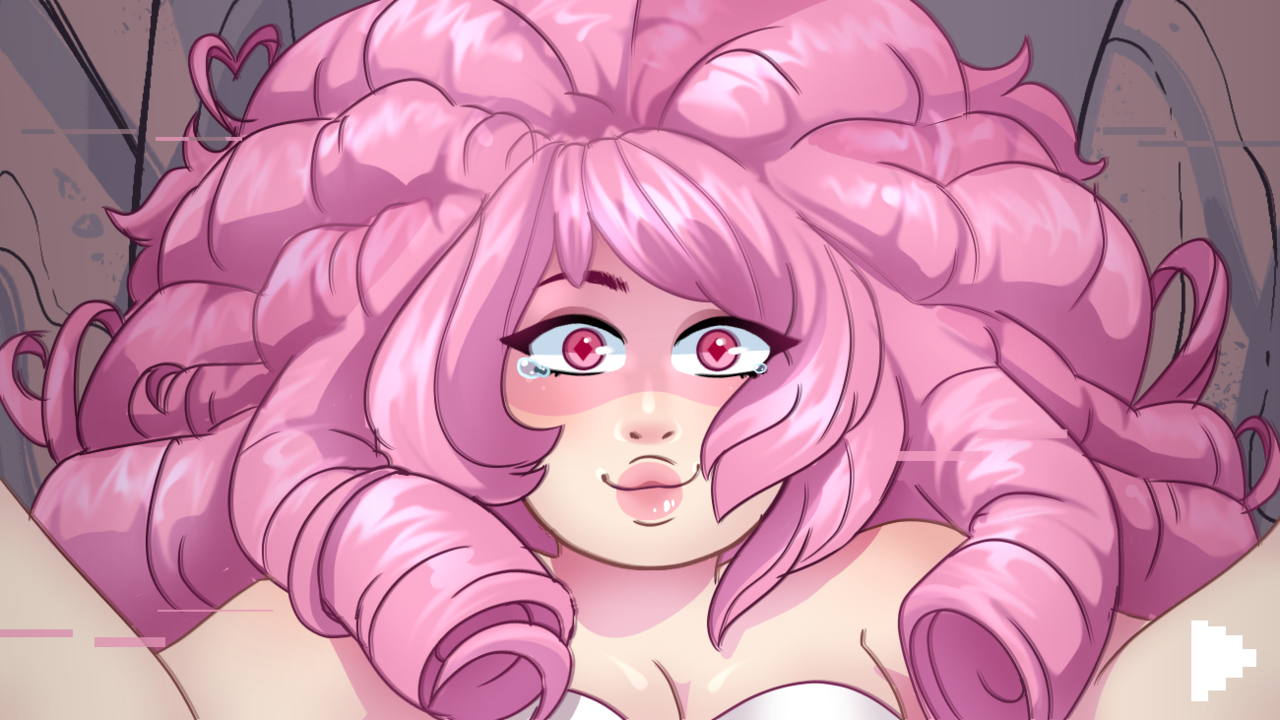 Another Rose Quartz screenshot redraw because I can’t stay off my bullshit and I love drawing her too much. Original: