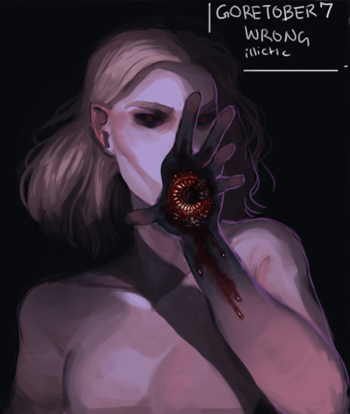 illicticsart - goretober day 7′s theme is “wrong” ! what does...