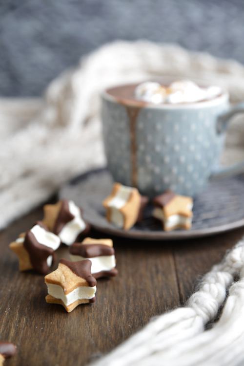sweetoothgirl - Gingerbread Hot Chocolate with Mini Star Ice...
