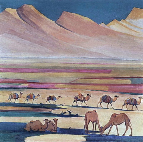 Caravan, 1926, Martiros SarianMedium: oil,canvas