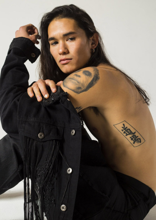 meninvogue:Booboo Stewart photographed by Lowell Taylor for...