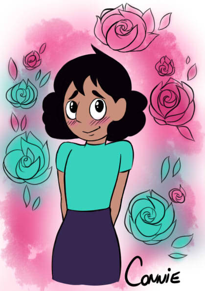 couldn’t resist drawing connie from season 5 episode 10, seeing her with short hair was so cute!!! this episode almost made me cry… i was looking forward to see them together again!!! i’m happy!