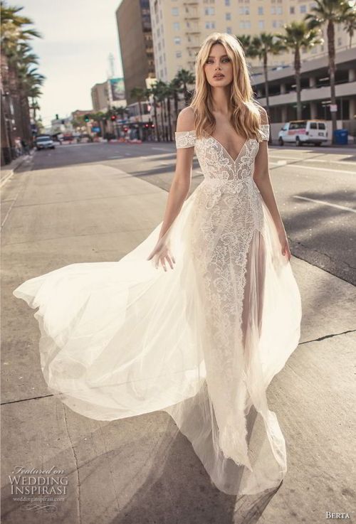 (via Muse by Berta 2019 Wedding Dresses — “City of Angels”...