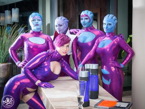 cosplay-galaxy - Azures of Afterlife group cosplay (Mass Effect)...