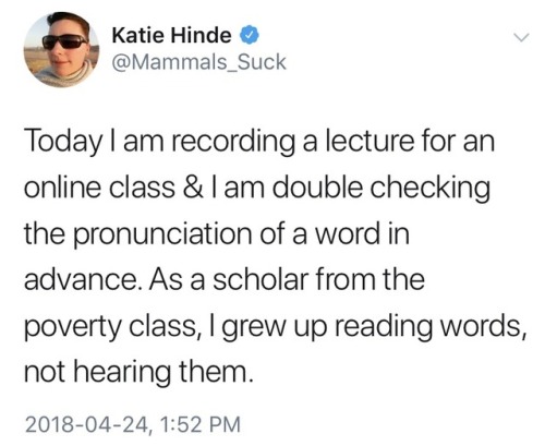 theotherguysride - academicssay - On poverty and pronunciation in...