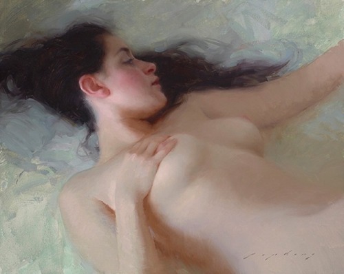 laterdayyeatsagain - Jeremy Lipking, capturing the soft beauty...