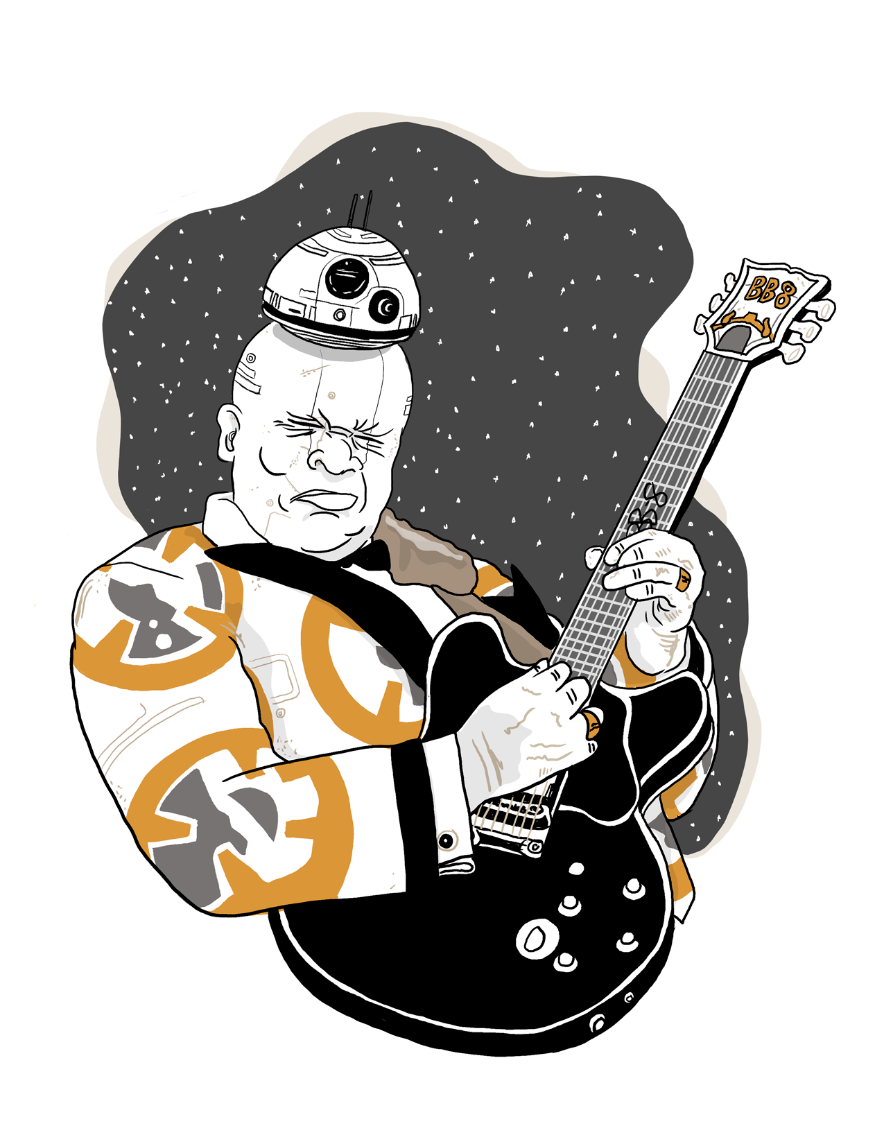 BB-8 King! By Shawn Bowers, of Tumblr!