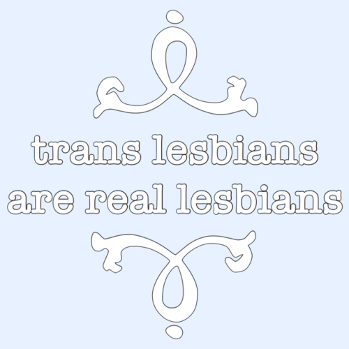 queer-positive - trans lesbians are just as valid as any other...