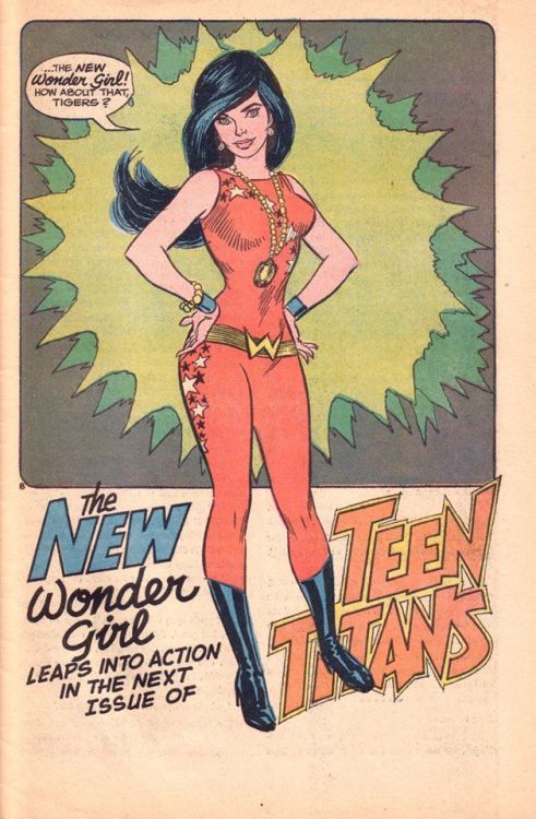 inky-curves - Wonder Girl by Nick Cardy