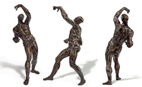 ganymedesrocks - Bronze Figure of an ‘Écorché’ Man, circa...