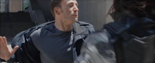 marvelobsessions - Steve desperately trying to high five Bucky in...