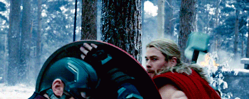 mightythor - request (anonymous) - thor/steve fighting together