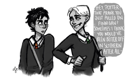 drarry-ponderings - *thinks about slytherin!harry**sweats...