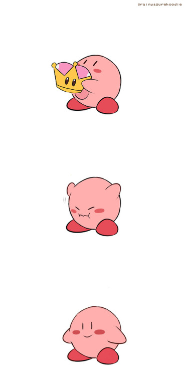 rainyazurehoodie:Thus Super Crown Kirby was born and chaos...
