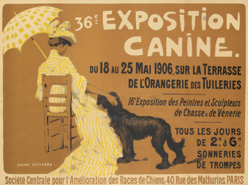 rare-posters - 36e Exposition Canine. 1906. Edouard Doigneau.62...