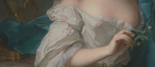 therepublicofletters - Details of paintings of women in blue by...