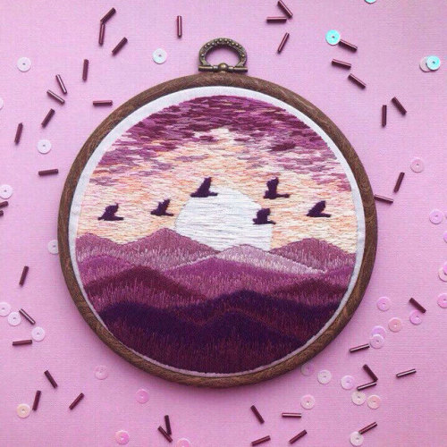 sosuperawesome - Embroidery Art Hoops, Brooches and Clothing, by...