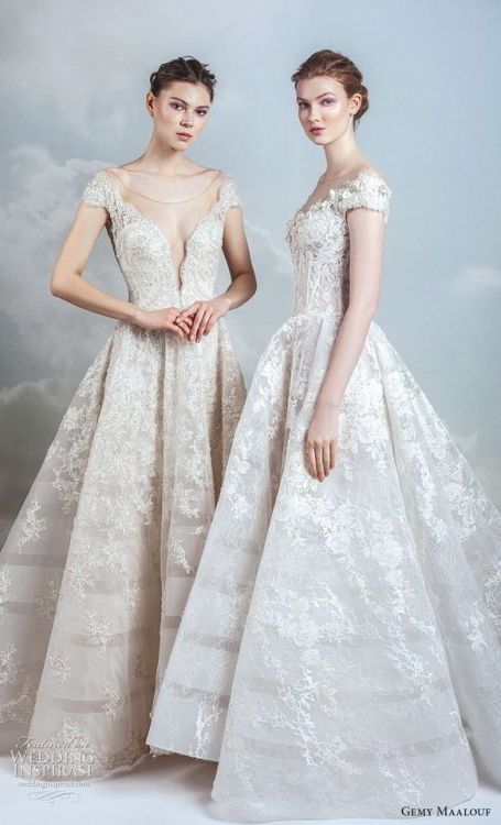 (via Gemy Maalouf 2019 Wedding Dresses — “The Royal Bride”...