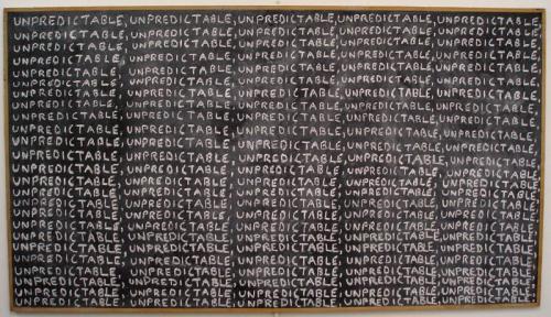 visual-poetry - »blackboard 3 (unpredictable)» by david foggo