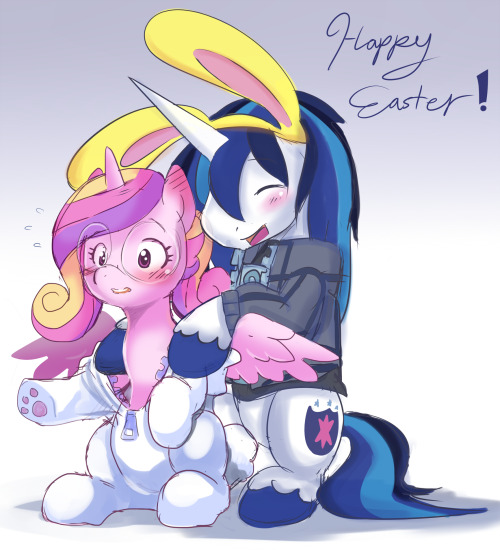 highschool-shiningarmor - Sorry for being late but…HAPPY EASTER...