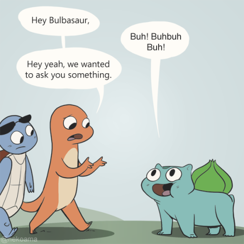 nekoama:Charmander and Squirtle try to learn what happens to...