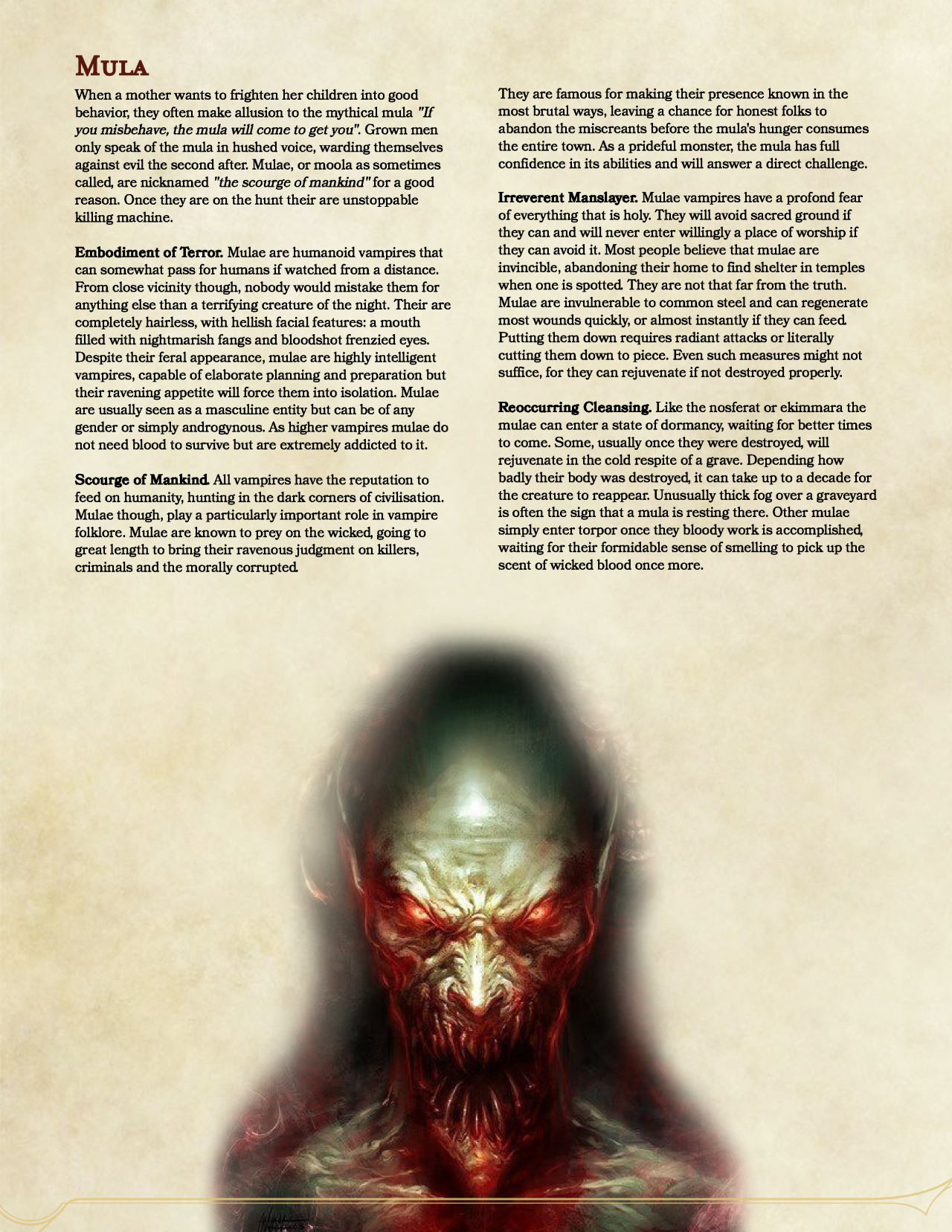 DnD 5e Homebrew — Book of Beautiful Horrors Monsters by Regerem