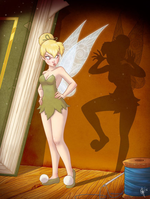 princessesfanarts - Art of Tinker Bell - Unflattering Shadow by...