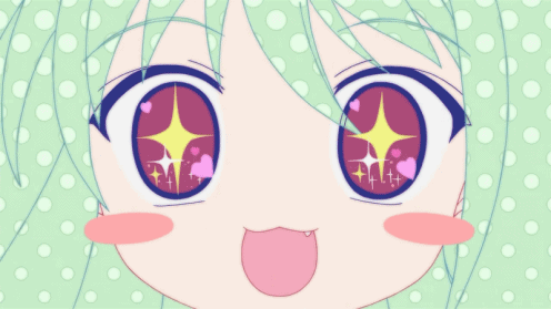 Resultado de imagem para anime sparkling eyes gif