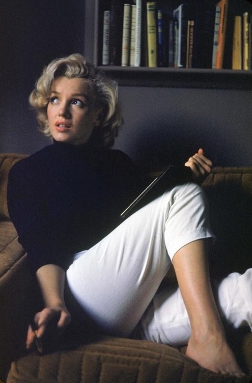 talesfromweirdland - Marilyn Monroe writing in her diary. Informal...