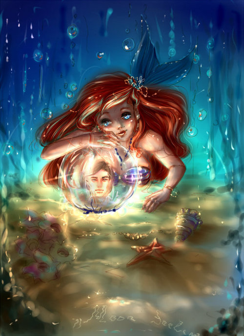 princessesfanarts - mermaid by MoonSelena