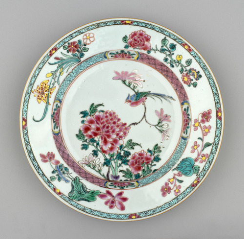 shewhoworshipscarlin - Plate, 1730-50, China.