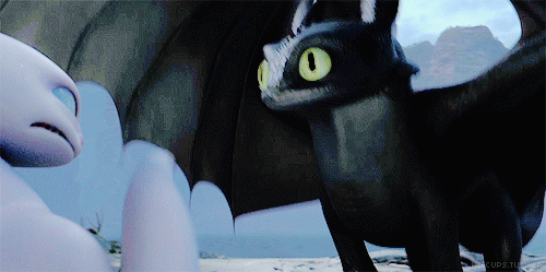 hiccups - Flirty Toothless trying his very best!