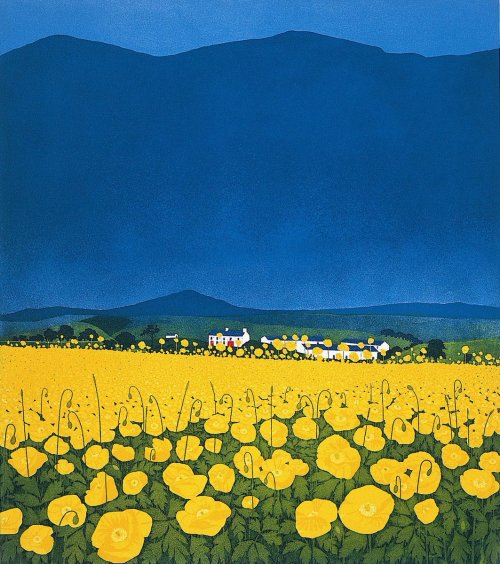 dazepanda - Phil Greenwood (Wales, b 1943)Buttercup Ridge