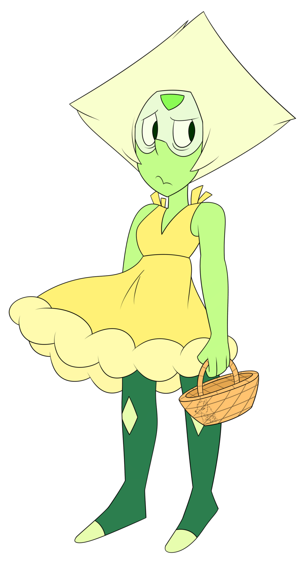 Peridot was absolutely adorable in the latest episode. We loved her dress and the idea of her being friends with Onion and just hanging out has been between us for awhile.
