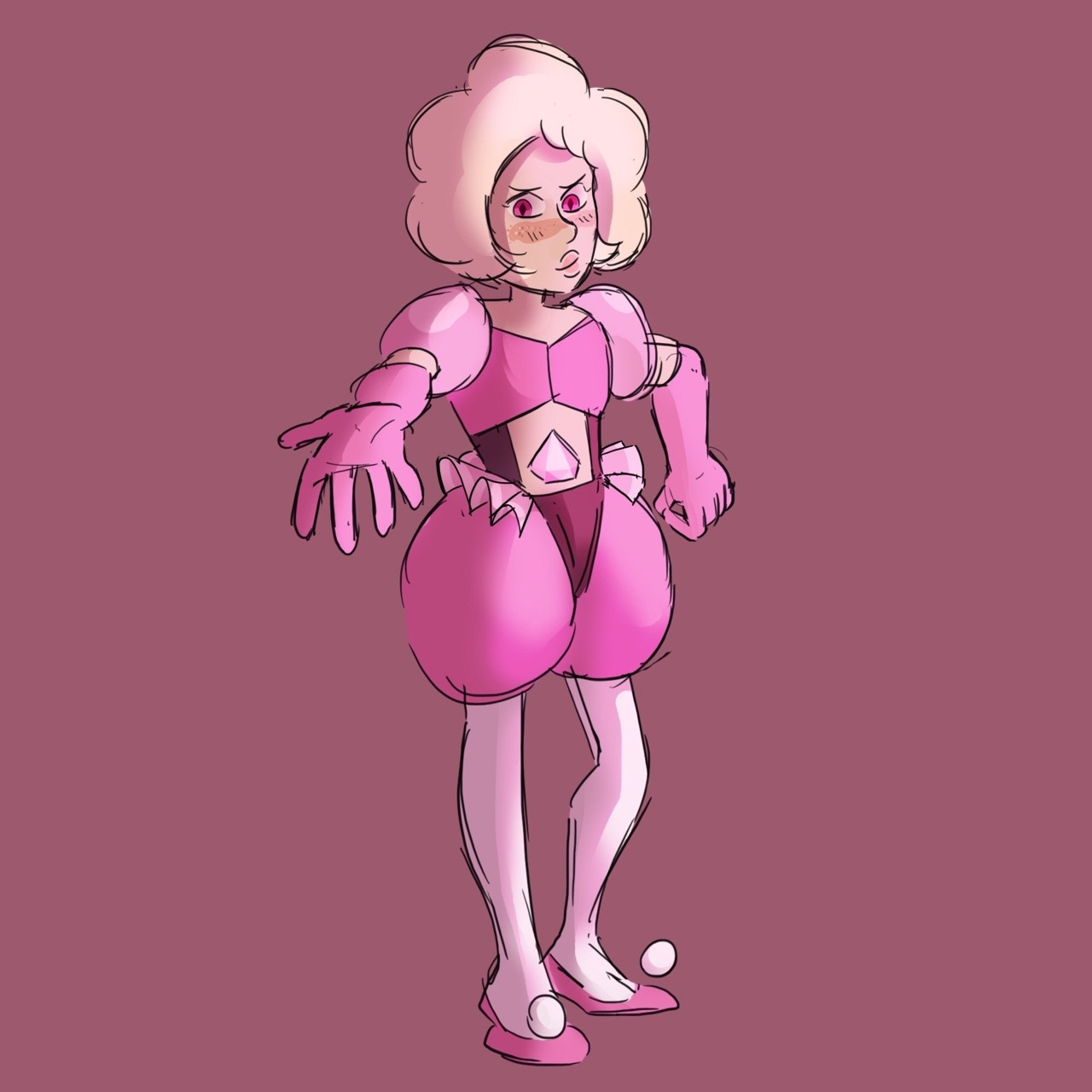 Pink (ft. My mediocre foreshortening skills)