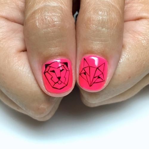 Geo-animals on @azfoodie — this was a fun new style for me to...