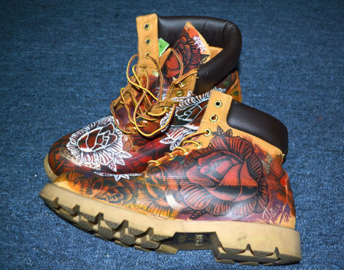 Hand Painted 1/1 Mens Bootsby Red_________themuseumofred.com