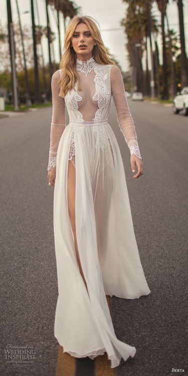 (via Muse by Berta 2019 Wedding Dresses — “City of Angels”...