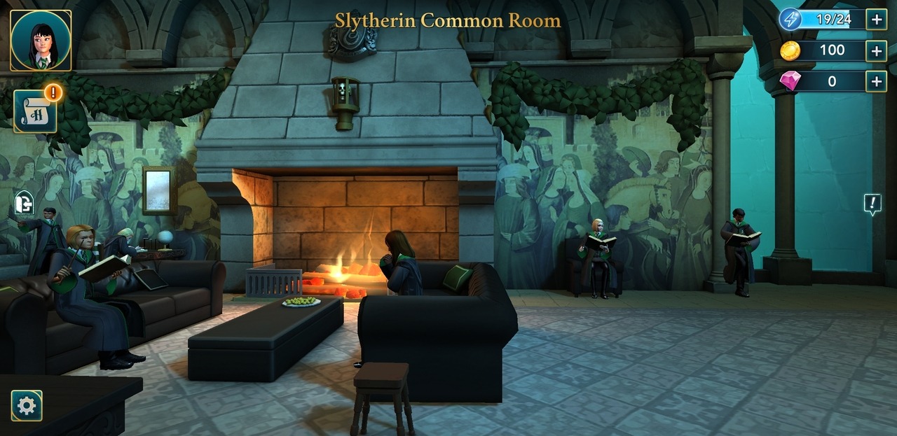 I Love The Pottermore Design For Slytherin Common Room And