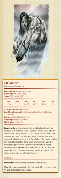 thirdtofifth:DrownedMedium undead, chaotic evilArmor Class 14...