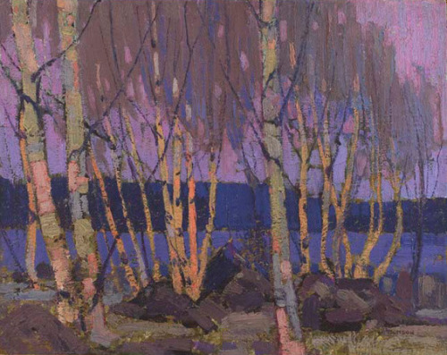 Tom Thomson (1877–1917)Evening, Canoe Lake, winter 1915–1916oil...