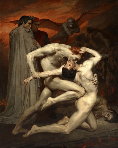 aegeane - William-Adolphe Bouguereau, ‘Dante and Virgil in Hell’