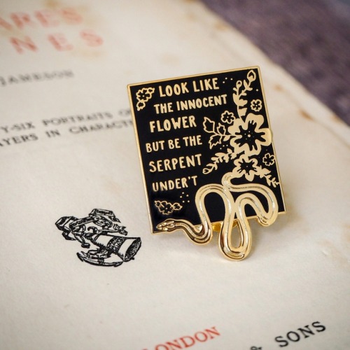 sosuperawesome:Enamel Pins by Literary Emporium on EtsySee...