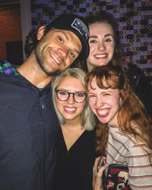 positivexcellence:Jared with fans at Sterotype’s Grand opening...