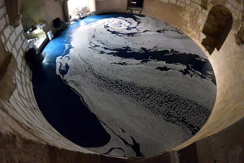 mayahan:Elaborate Salt Labyrinths by Japanese Artist Motoi...