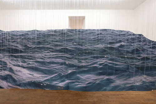 itscolossal:Suspended Ocean Wave Installations by Miguel...
