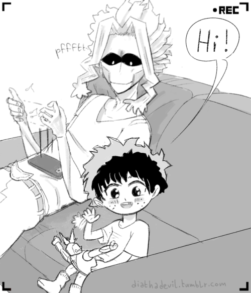 diathadevil - Hi hello I’m here with another Dad Might and Izuku...