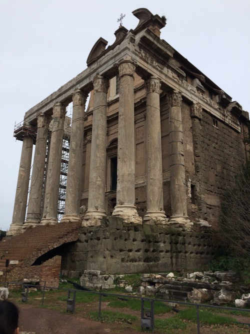 loribakes:Ancient Rome (Roman Forum) Temple of Antoninus and...