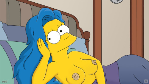 hentai-simpson - Marge Simpson hyper sexy dans ces hentai...